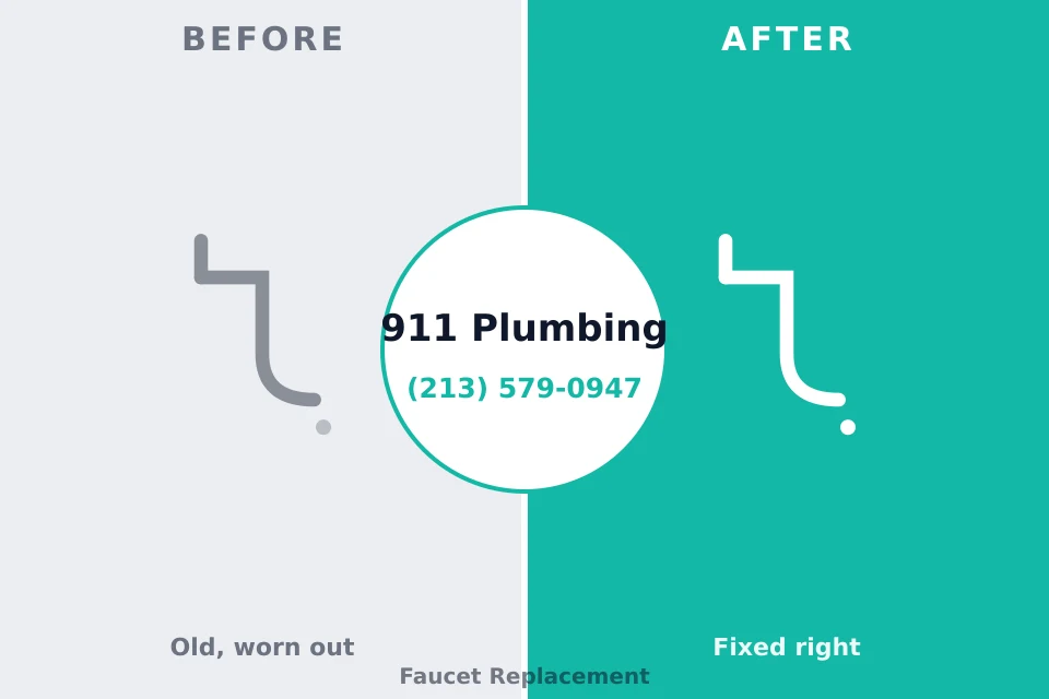 Before and after: plumbing repair South Houston, TX